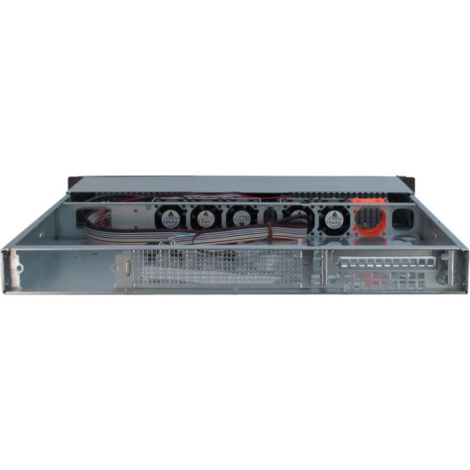 Servidor Inter-Tech IPC 1U-10255 Rack Negro EATX Micro ATX Mini-ITX 6 Ventiladores USB 2.0