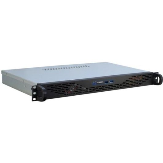 Servidor Inter-Tech 1U K-125L Mini ITX Rack 2,8 kg 3 bahías USB 3.2 Gen 1