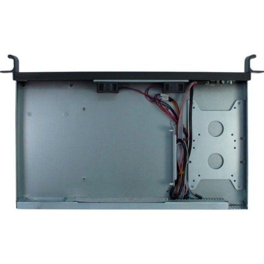Servidor Inter-Tech IPC-K-126L Rack Mini-ITX Negro Acero 1U USB 2.0