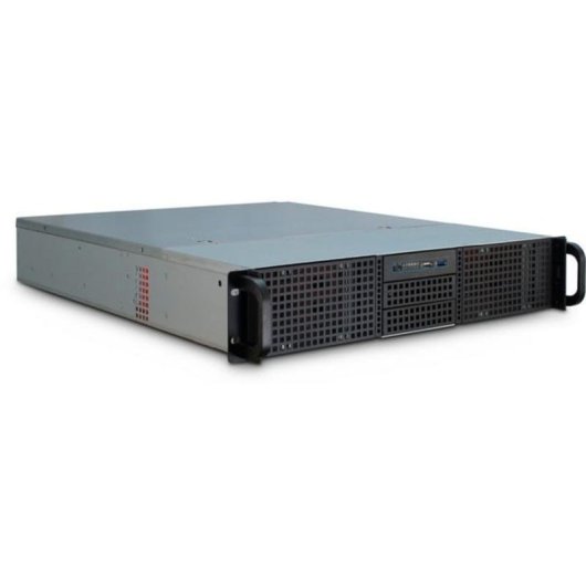 Serveur Inter-Tech IPC 2U-20255 Rack 2U Noir Acier 8 HDD 3,5" 3 SSD 2,5" USB 3.2