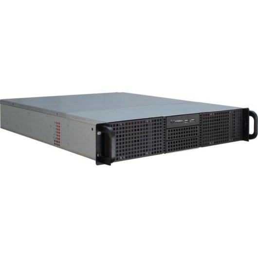 Serveur Inter-Tech IPC 2U-20255 Rack 2U Noir Acier 8 HDD 3,5" 3 SSD 2,5" USB 3.2