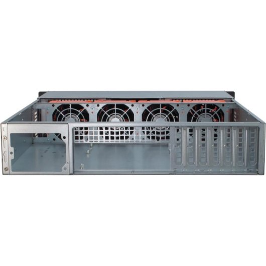 Serveur Inter-Tech IPC 2U-20255 Rack 2U Noir Acier 8 HDD 3,5" 3 SSD 2,5" USB 3.2