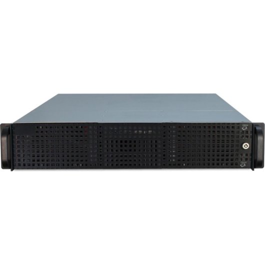 Serveur Inter-Tech IPC 2U-20255 Rack 2U Noir Acier 8 HDD 3,5" 3 SSD 2,5" USB 3.2