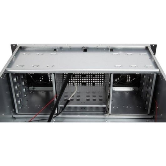 Serveur Inter-Tech 4U 40248 Rack Noir Gris ATX Micro ATX Mini-ITX SSI CEB