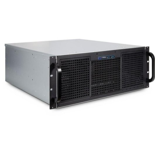 Serveur Inter-Tech 4U 40248 Rack Noir Gris ATX Micro ATX Mini-ITX SSI CEB