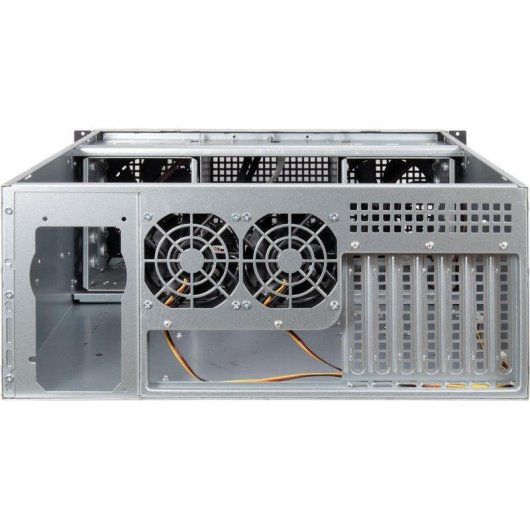 Serveur Inter-Tech 4U 40248 Rack Noir Gris ATX Micro ATX Mini-ITX SSI CEB