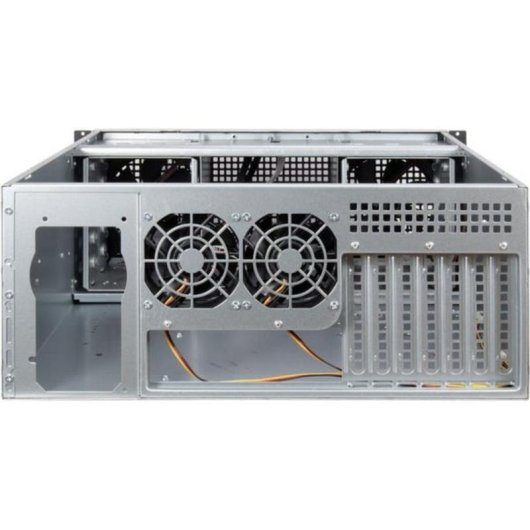 Serveur Inter-Tech 4U 40248 Rack Noir Gris ATX Micro ATX Mini-ITX SSI CEB