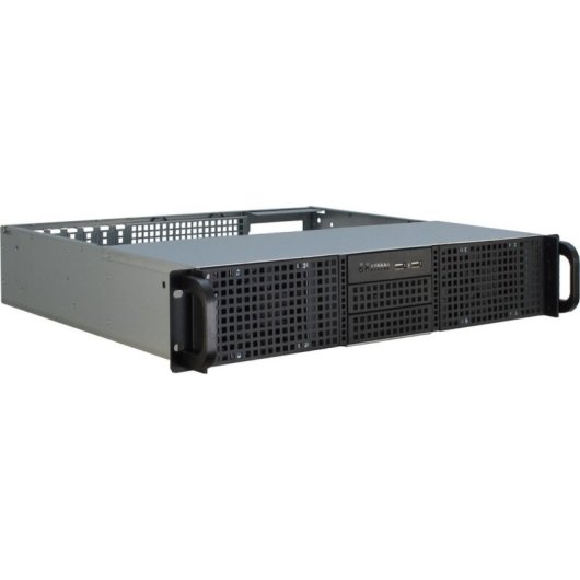Servidor Inter-Tech 2U-20240 Rack 19" Negro ATX Micro ATX Mini-ATX