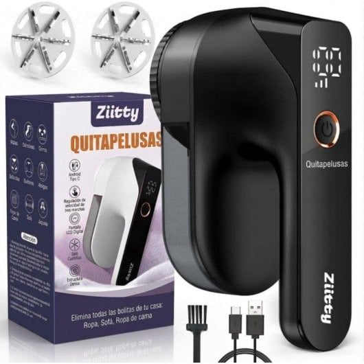 Raschiatore Pelucche Elettrico Ziitty MP1 Ricarica Type-C Nero