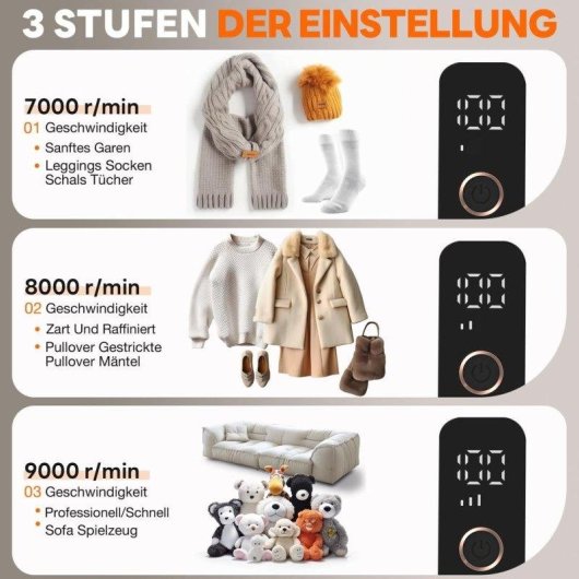 Depeluciatore Elettrico Ziitty 3 Livelli di Potenza 6 Teste Bianco