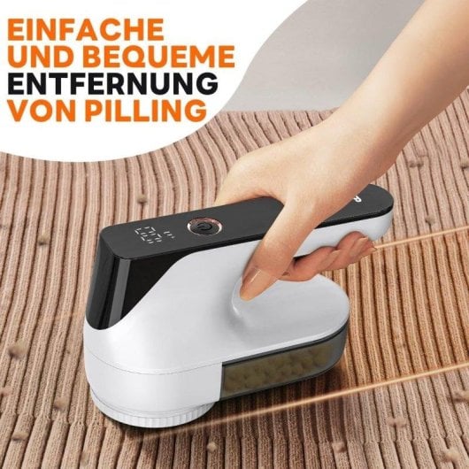 Depeluciatore Elettrico Ziitty 3 Livelli di Potenza 6 Teste Bianco