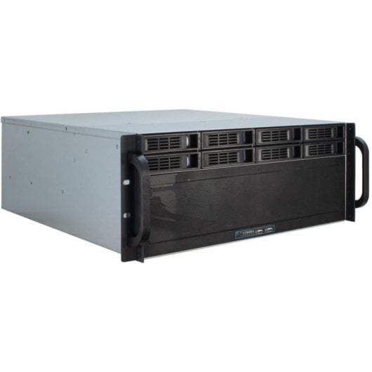 Case PC Inter-Tech 4U-4408 Server Rack 4U Nero/Argento | PcComponentes.it
