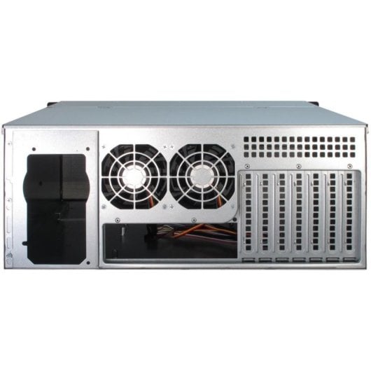 Caja PC Inter-Tech 4U-4408 Servidor Rack 4U Negro/Plata