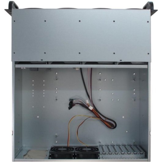 Caja PC Inter-Tech 4U-4408 Servidor Rack 4U Negro/Plata