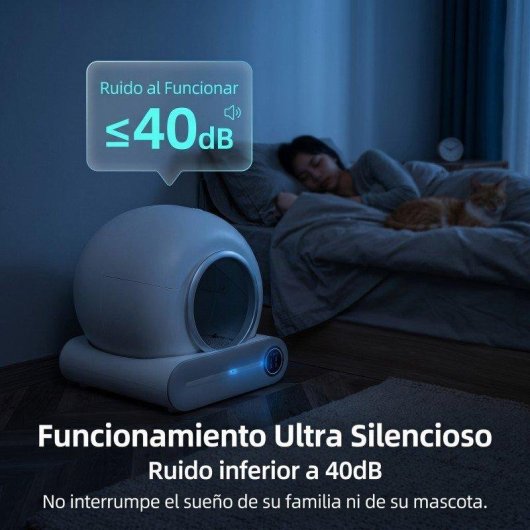 Cassetto lettiera intelligente Welltin 65L silenzioso App 1-8kg