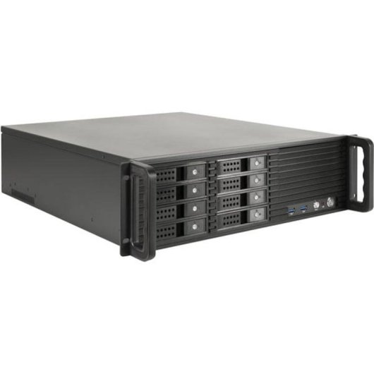 Caja PC Inter-Tech 3U-3508 Rack Servidor Negro ATX 3U