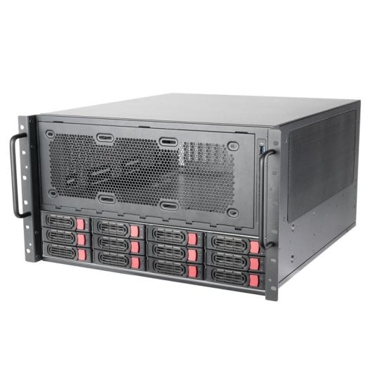 Caisse de rack Silverstone RM61-312 6U Noir ATX/EATX pour serveurs