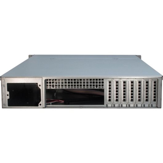 Serveur Inter-Tech IPC 2U-2412 Rack 2U Metal Noir Argent ATX EATX Micro ATX Mini-ITX SSI EEB