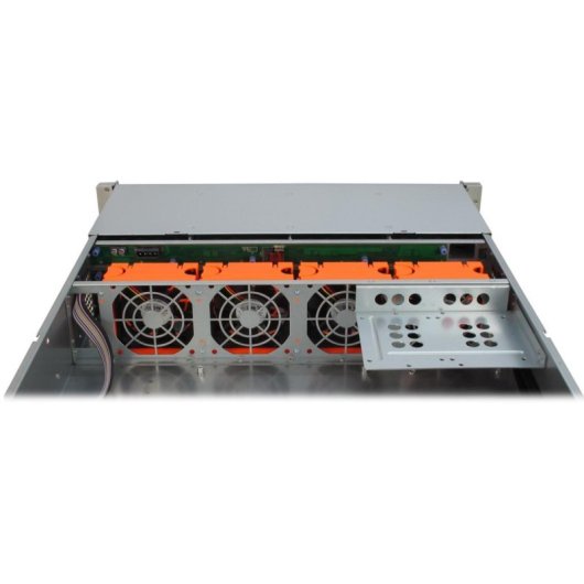 Serveur Inter-Tech IPC 2U-2412 Rack 2U Metal Noir Argent ATX EATX Micro ATX Mini-ITX SSI EEB