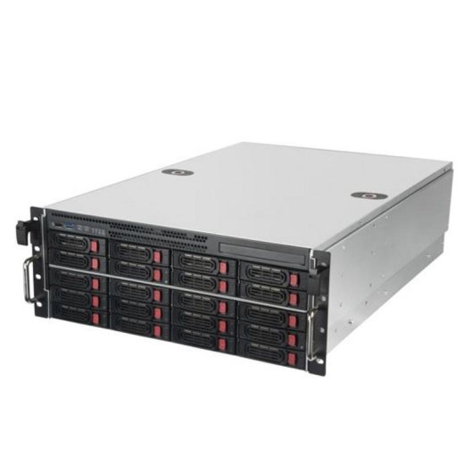 Serveur SilverStone SST-RM43-320-RS 20 baies 12 Gb/s Hot-swap 4U gris