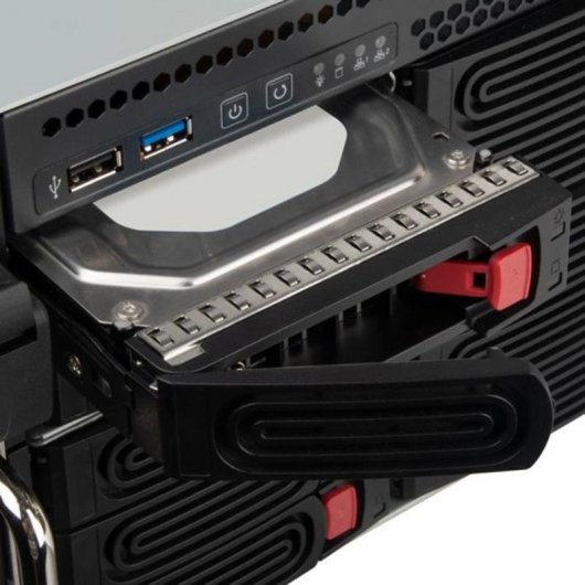 Serveur SilverStone SST-RM43-320-RS 20 baies 12 Gb/s Hot-swap 4U gris