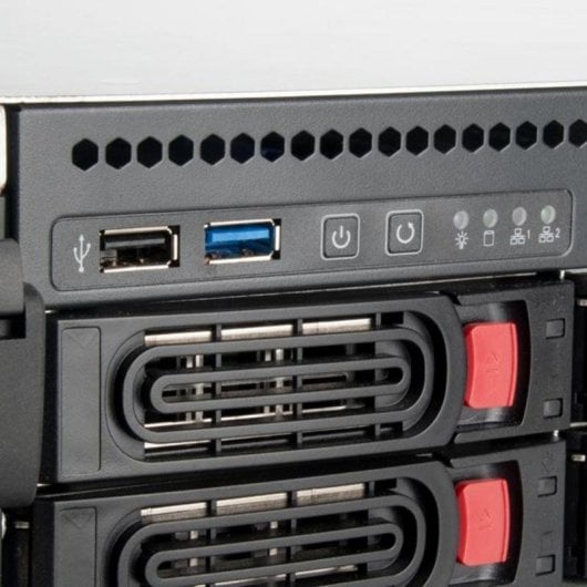 Serveur SilverStone SST-RM43-320-RS 20 baies 12 Gb/s Hot-swap 4U gris