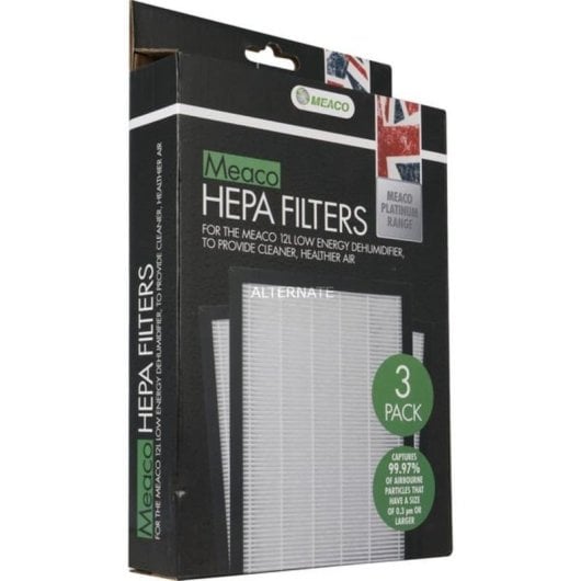 Filtre HEPA pour déshumidificateur Meaco 12L Low Energy, 3 pièces