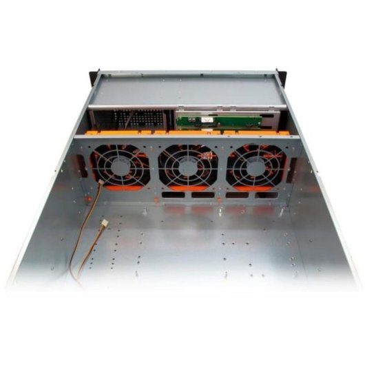 Serveur Inter-Tech IPC 4U-4410 Rack 4U E ATX 59L Noir Acier