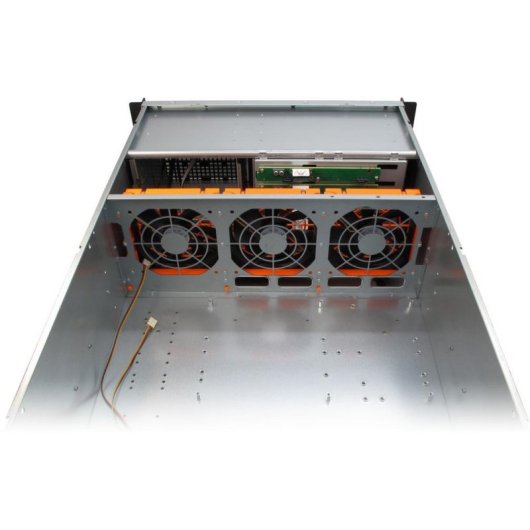 Serveur Inter-Tech IPC 4U-4410 Rack 4U E ATX 59L Noir Acier