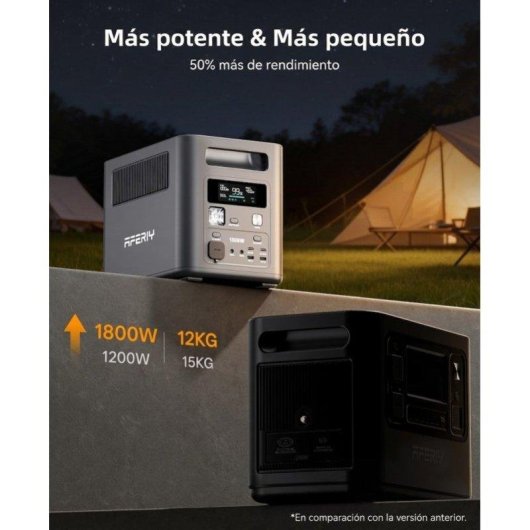 Station d’énergie AFERIY Nomad 1800 1024Wh 9 ports LiFePO4 Charge rapide App Wi-Fi