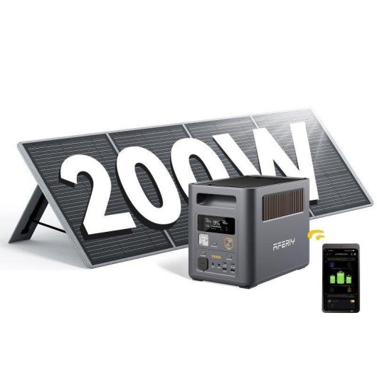 Energie-Station Aferiy P180 Pro 1024Wh 9 Anschlüsse LCD Li-ion Akku Solar