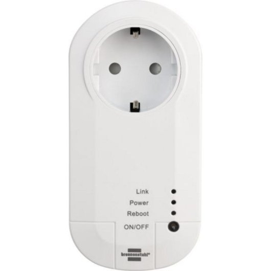 Prise intelligente Brennenstuhl 1294840 Wi-Fi Commande vocale et minuterie