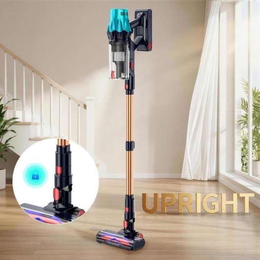 Akku Staubsauger Blossom V20 650W 55kPa 65 Min Laser Grün Blau Gold