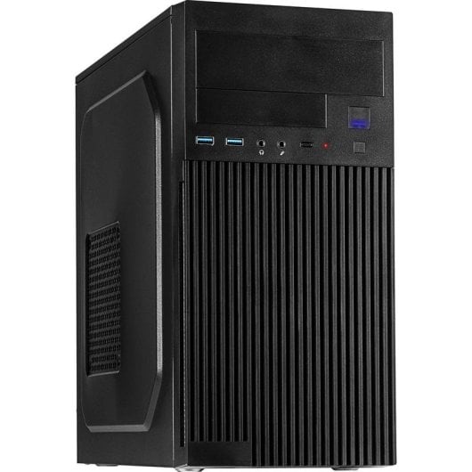 PC-Gehäuse Inter-Tech IT-6521 Straight Micro Tower Schwarz micro ATX