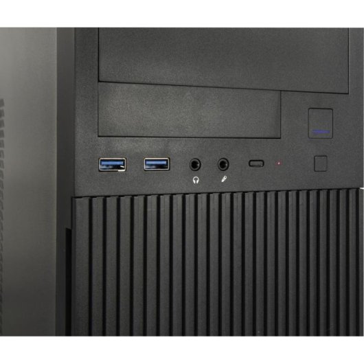 PC-Gehäuse Inter-Tech IT-6521 Straight Micro Tower Schwarz micro ATX