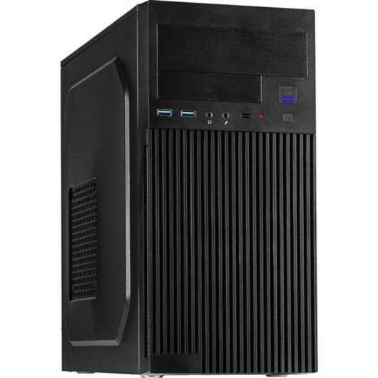 PC-Gehäuse Inter-Tech IT-6521 Straight Micro Tower Schwarz micro ATX
