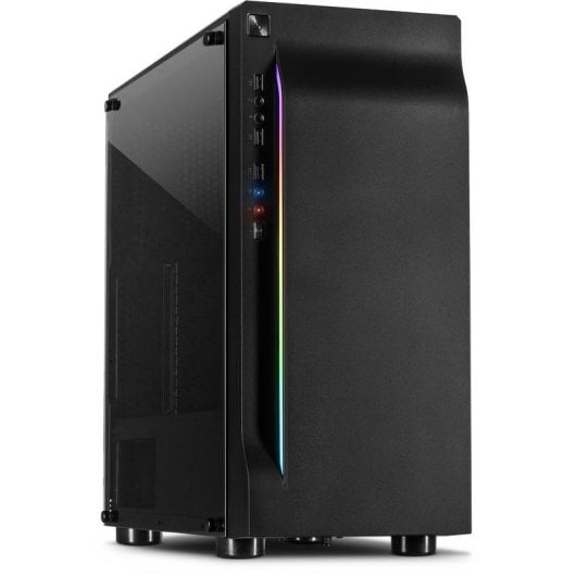 Caja PC Inter-Tech A-3411 Creek Torre Negro ATX micro ATX