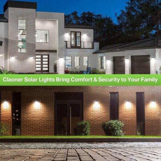 Luz Solar con Sensor de Movimiento Autrucker 180° 3 Modos IP65 6 Unidades