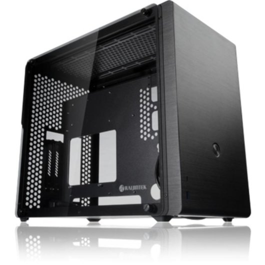 Boîtier PC RAIJINTEK Ophion M Evo ALS Micro ATX/Mini-ITX Aluminium Verre Trempé Noir