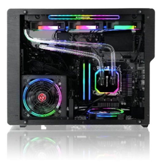 Boîtier PC RAIJINTEK Ophion M Evo ALS Micro ATX/Mini-ITX Aluminium Verre Trempé Noir