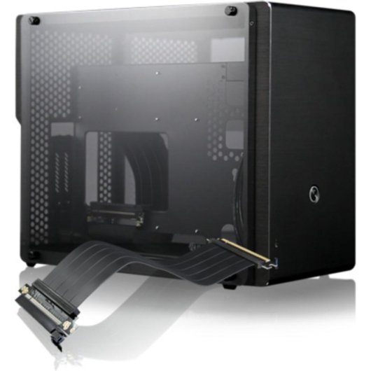 Boîtier PC RAIJINTEK Ophion M Evo ALS Micro ATX/Mini-ITX Aluminium Verre Trempé Noir