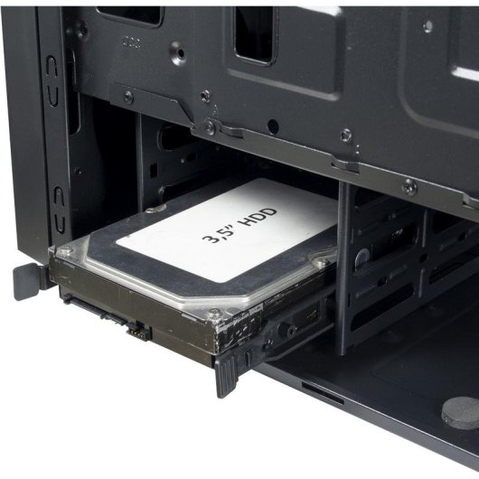 Caja PC Inter-Tech T-11 Televen Torre Negro ATX Micro-ATX ITX