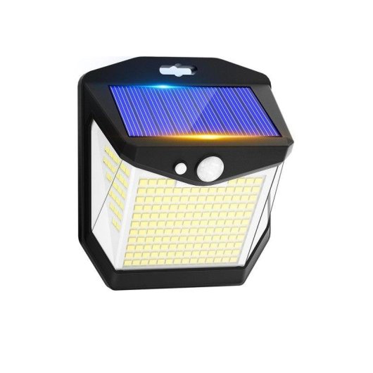 Luz Solar de Pared Autrucker 248 LED con Sensor de Movimiento IP65 270°