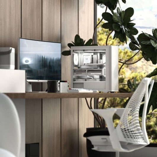 Case PC Aerocool D501A Torre Media Nera/Legno ATX