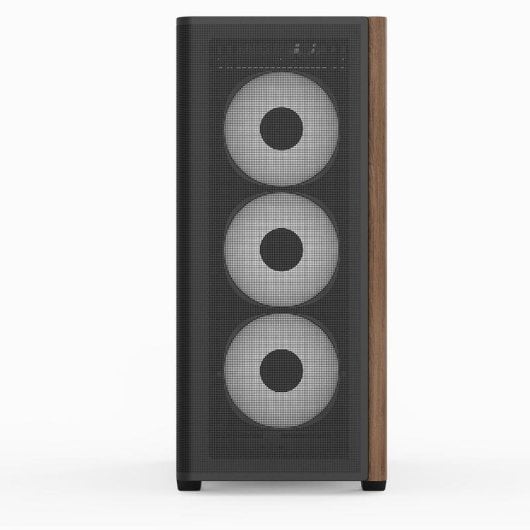 Case PC Aerocool D501A Torre Media Nera/Legno ATX