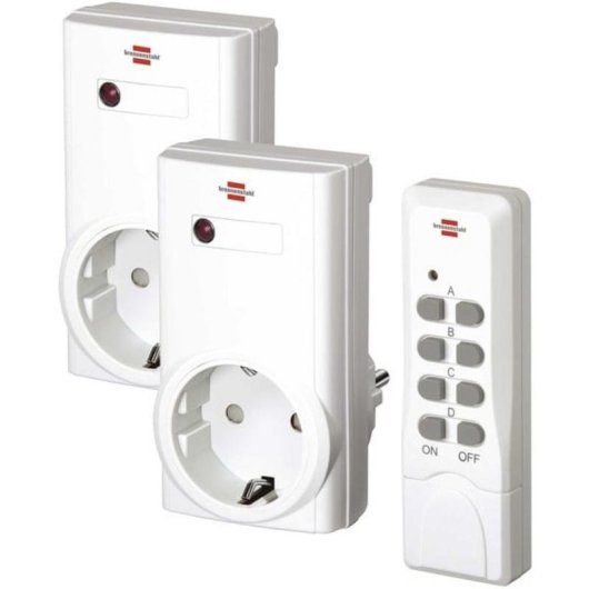 Enchufe inteligente Brennenstuhl 1507150 RF inalámbrico 433,92 MHz con mando