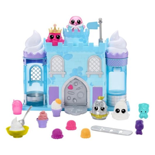 Set de plastilina MGA Entertainment DohKins Ice Cream Castle con 25 moldes