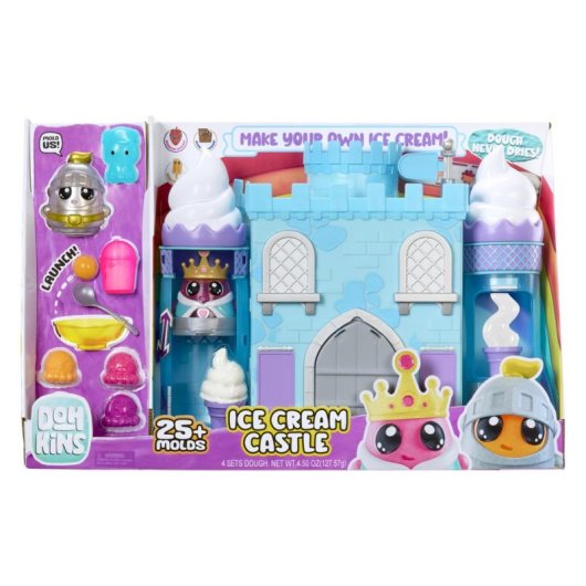 Set de plastilina MGA Entertainment DohKins Ice Cream Castle con 25 moldes