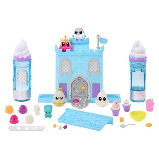 Set de plastilina MGA Entertainment DohKins Ice Cream Castle con 25 moldes