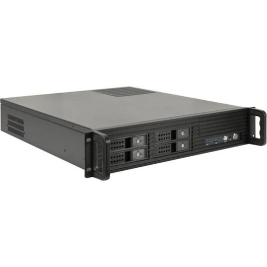 Serveur Inter-Tech IPC 2U-2504 micro ATX Mini-ITX 2U 2x USB 3.2 Gen1 Hot-swap
